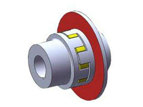 上海帶制動盤梅花形彈性聯軸器