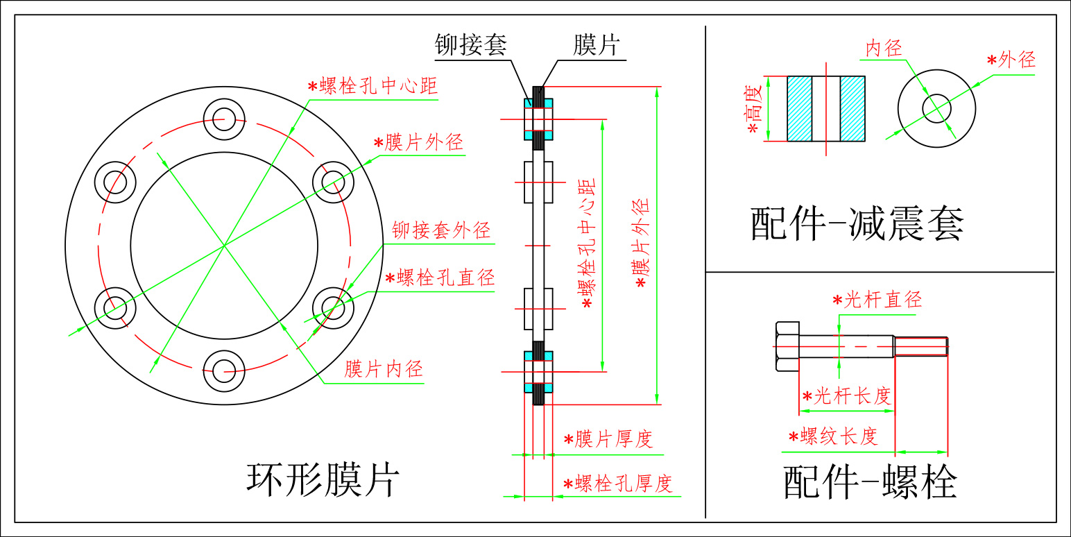 環形膜片